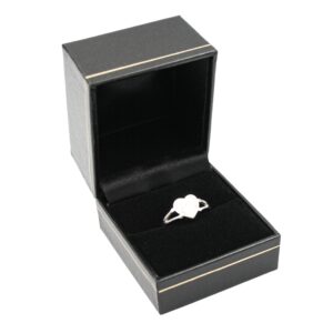 Leatherette Ring Box with slit