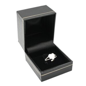 Leatherette Ring Box with Hook